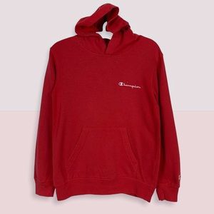 Authentic Athletic Wear Red Champion Unisex Hoodie Small
